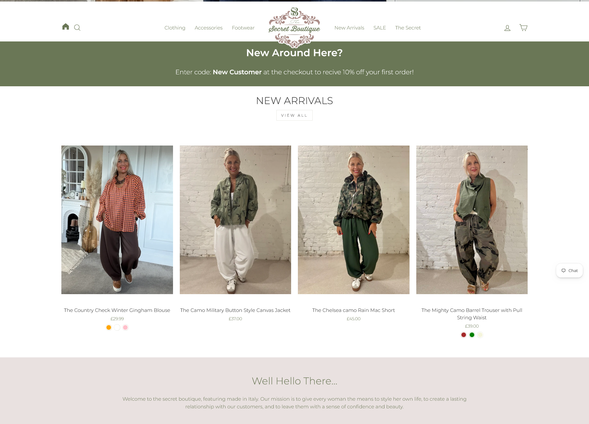 The Secret Boutique online store